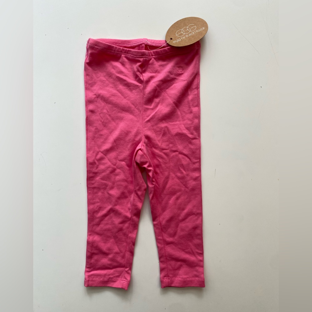 NWT EGG BY SUSAN LAZAR Pink Leggings- Size 12M